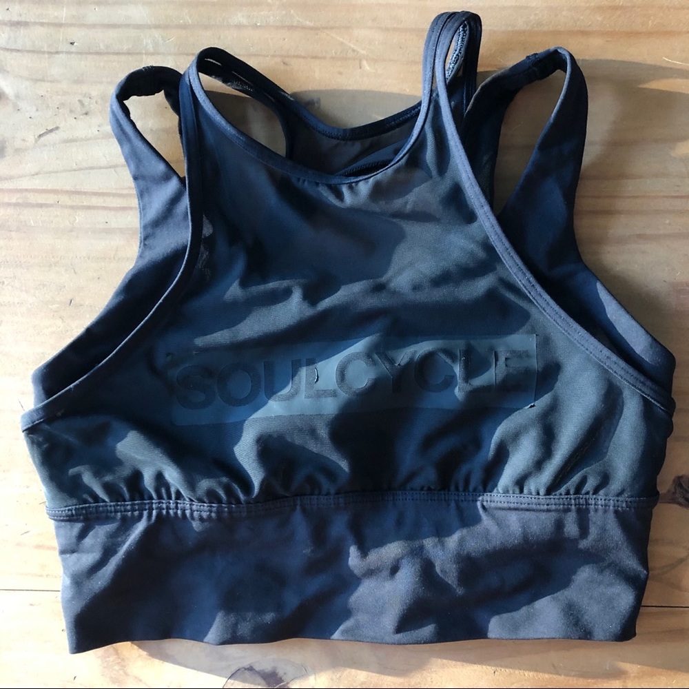 Soulcycle Lululemon Black Sports Bra